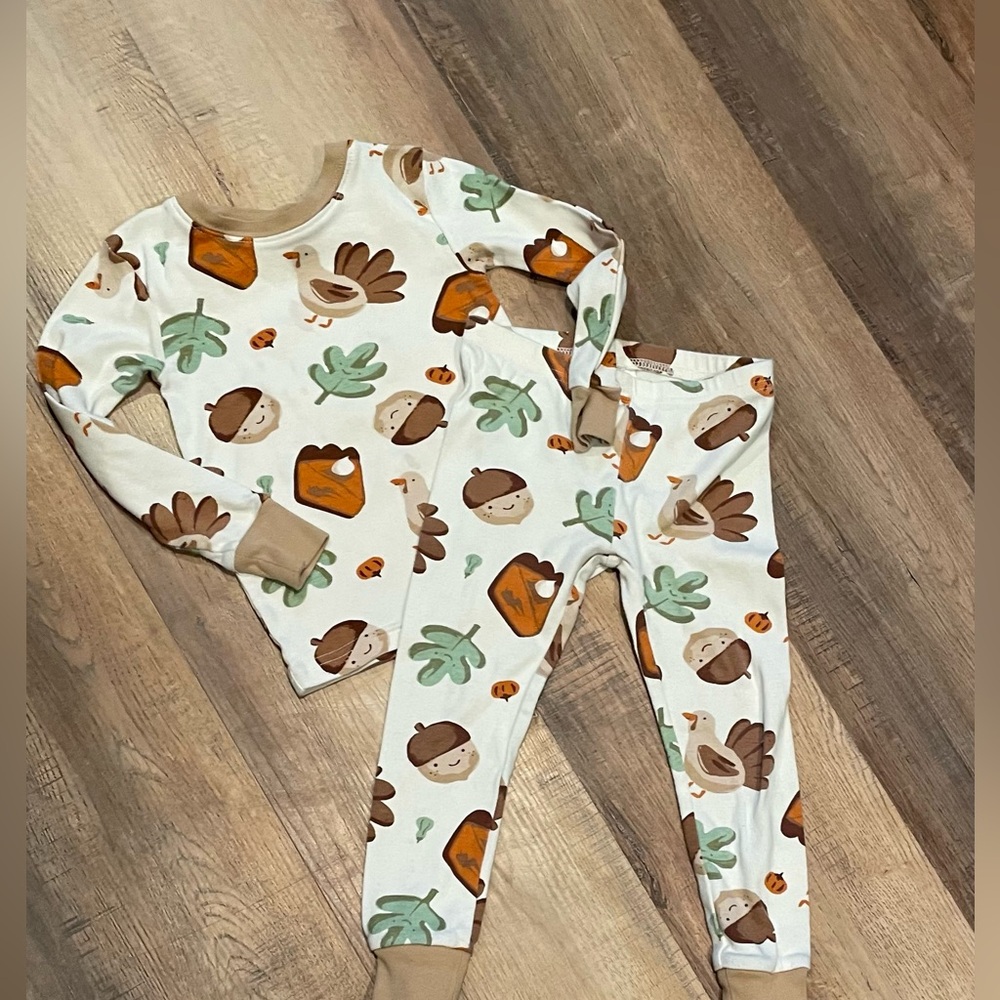 Carters Toddler Thanksgiving Pajamas 3T